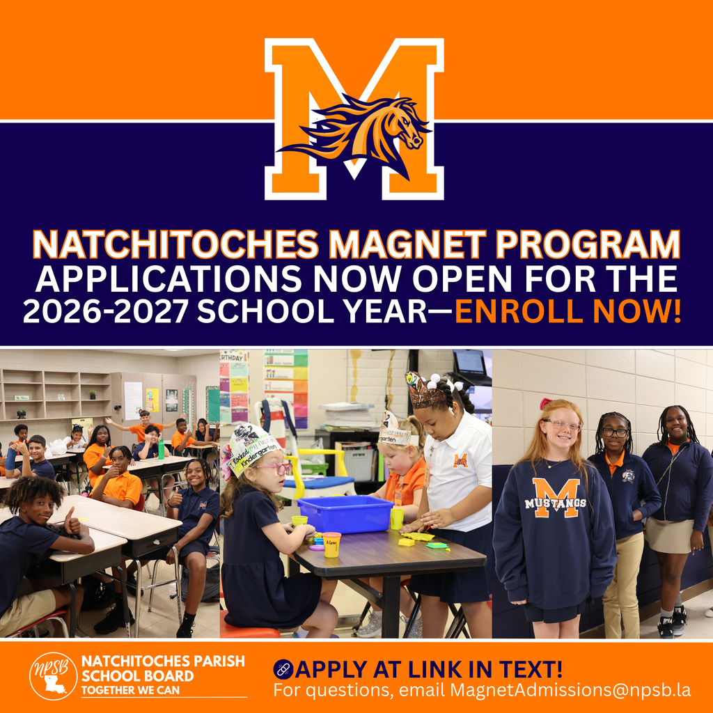 Natchitoches magnet applications open for 2026-2027 school year