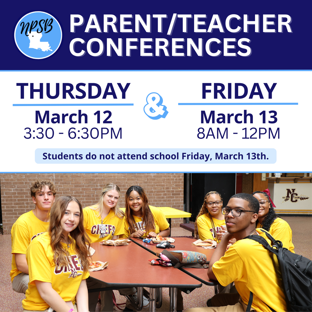 parent teacher conferences March 12-13 2026