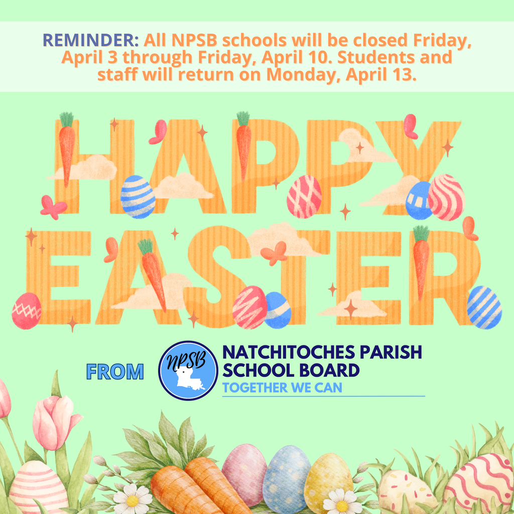 Easter break reminder 2026