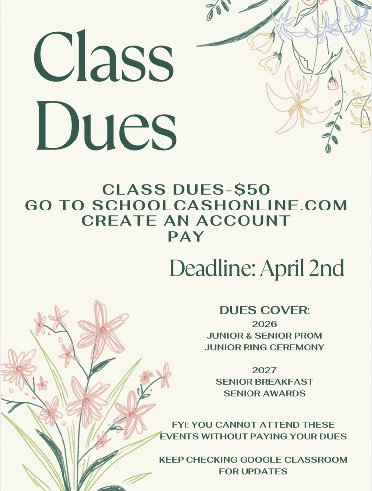 Class Dues