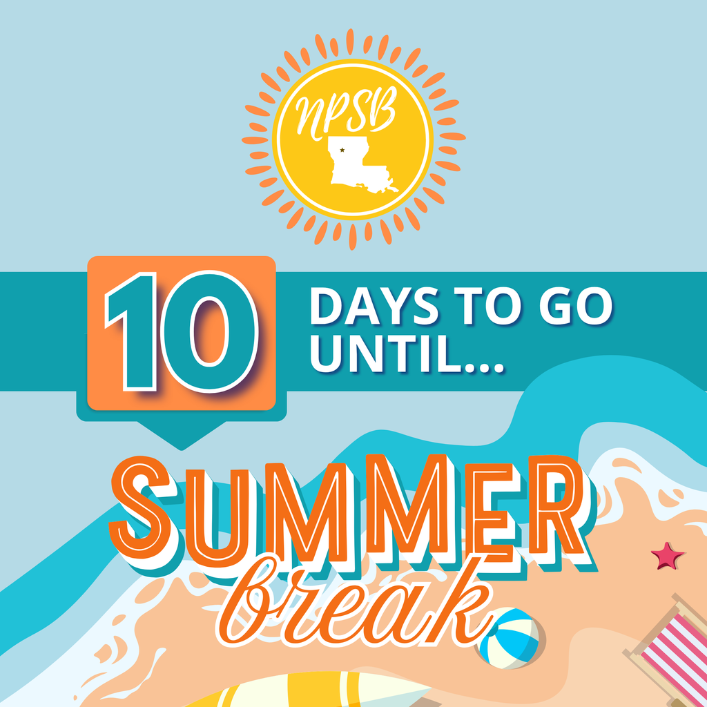 10 days until summer break fun post