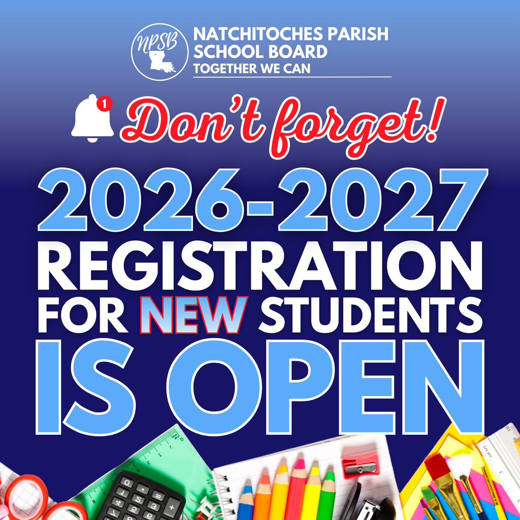 new students registration 2026-2026 school year reminder