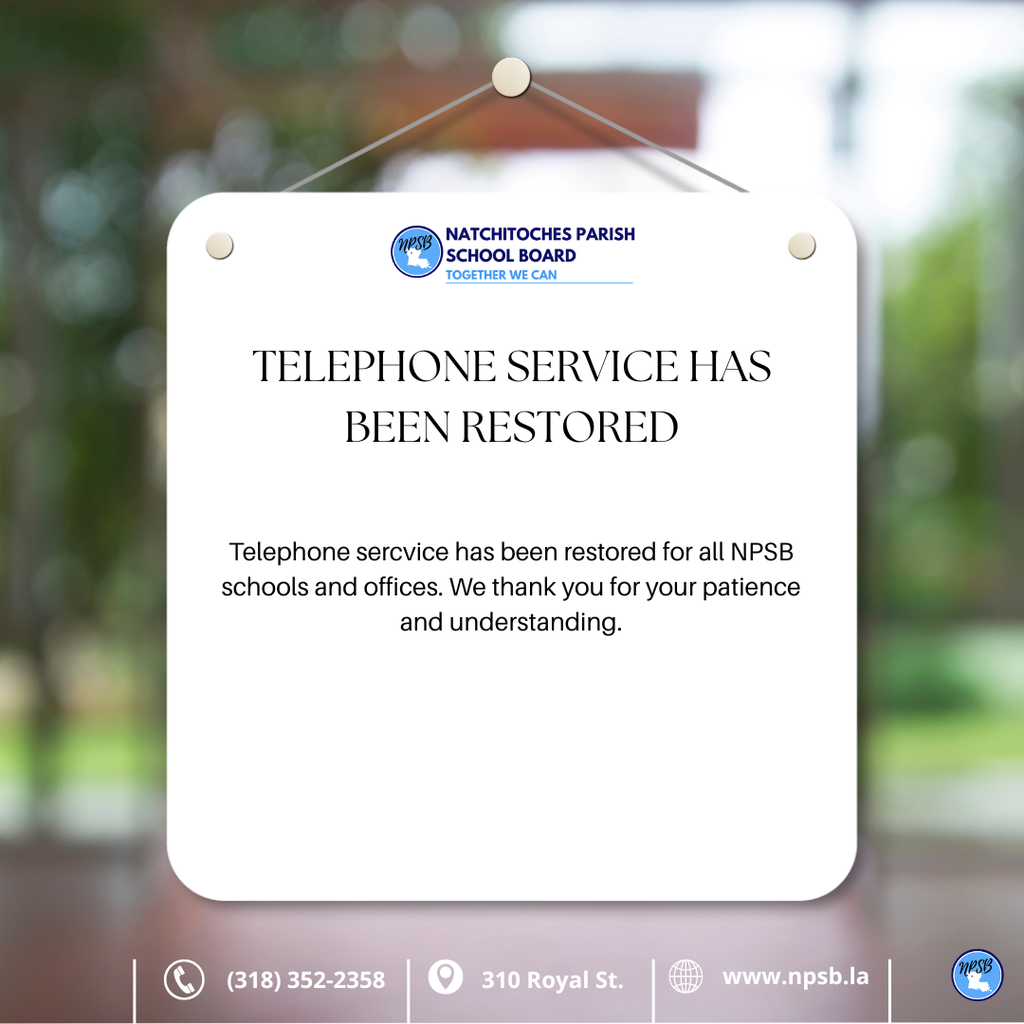 phone service restored