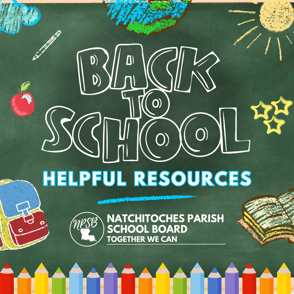 back to school helpful resources