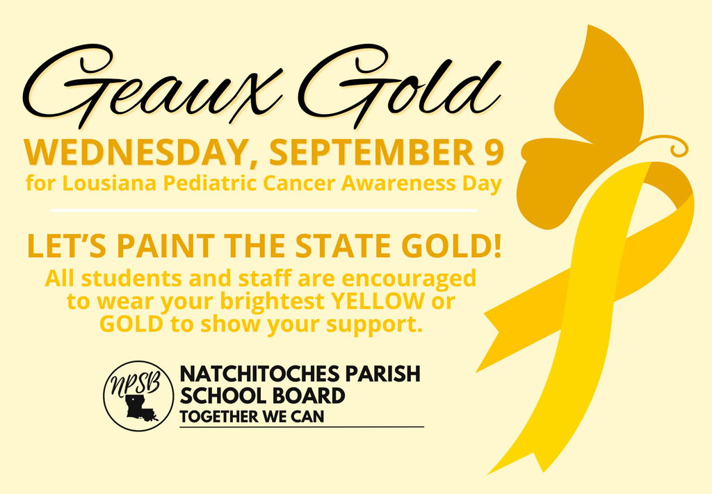 geaux gold september 9