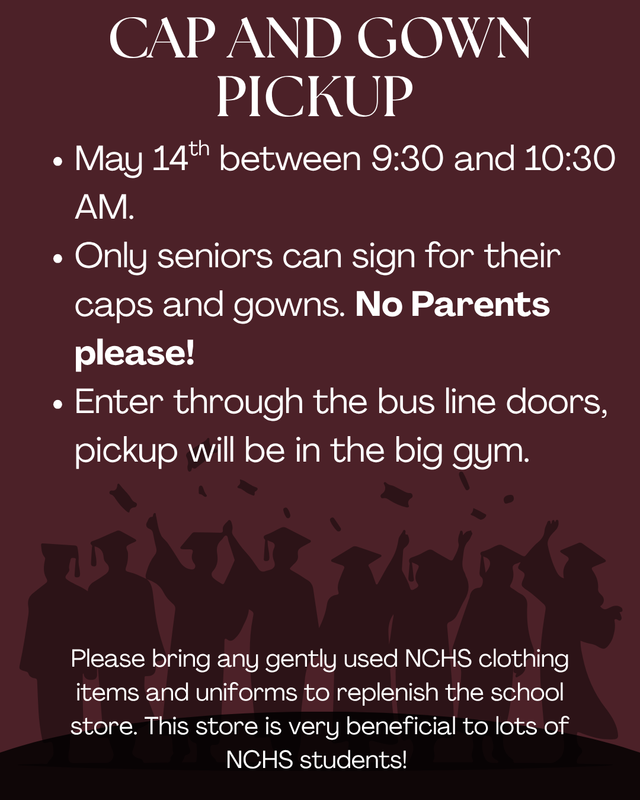 Cap and Gown Pick Up 