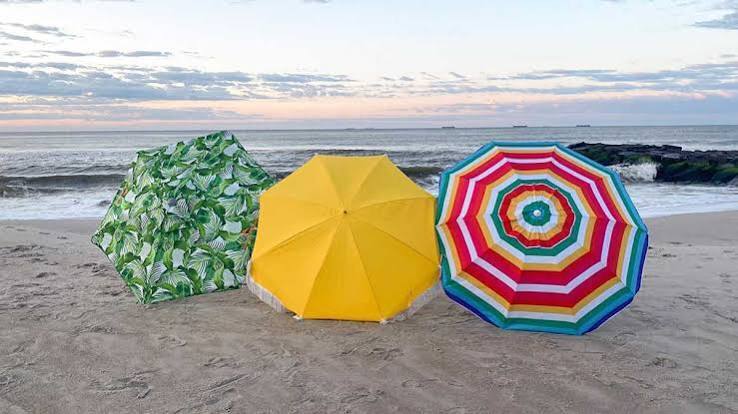 beach umbrellas
