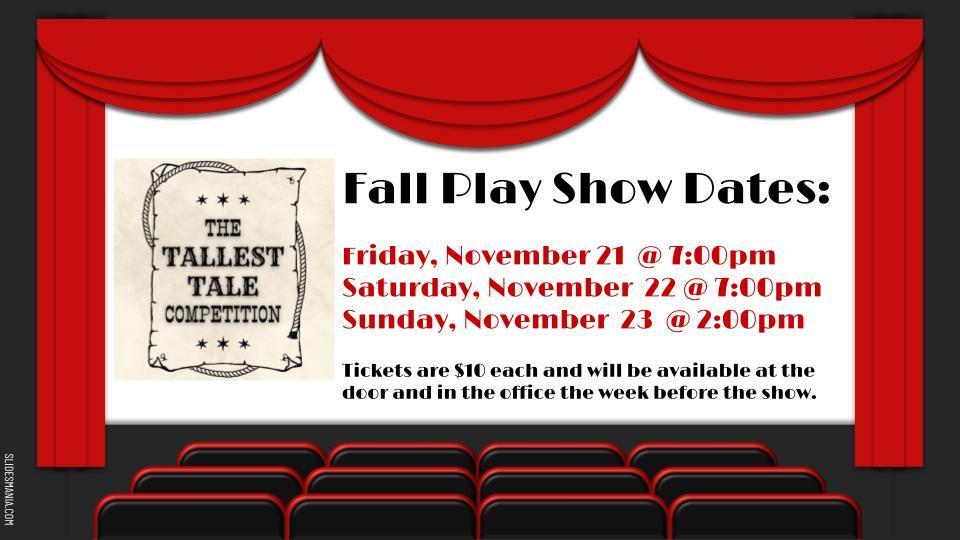 Tallest Tale Fall Play '25