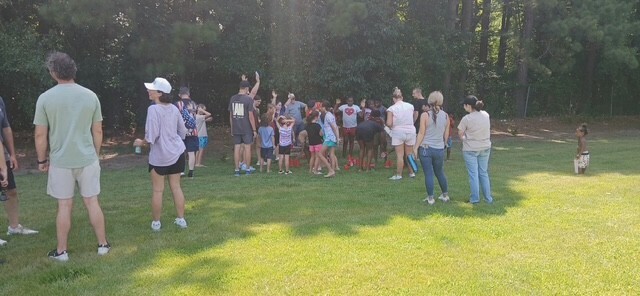 group of people gathered