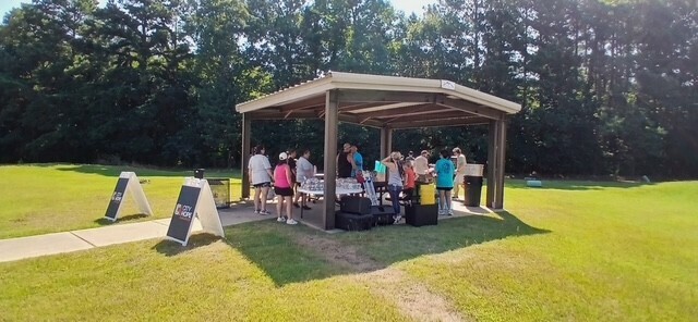 group of people gathered
