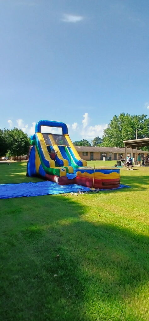 water slide