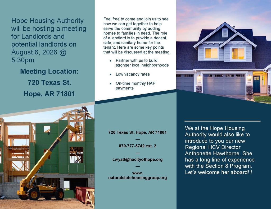 landlord event flyer