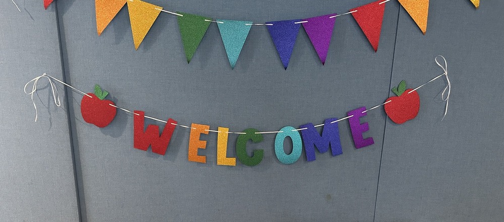 welcome sign