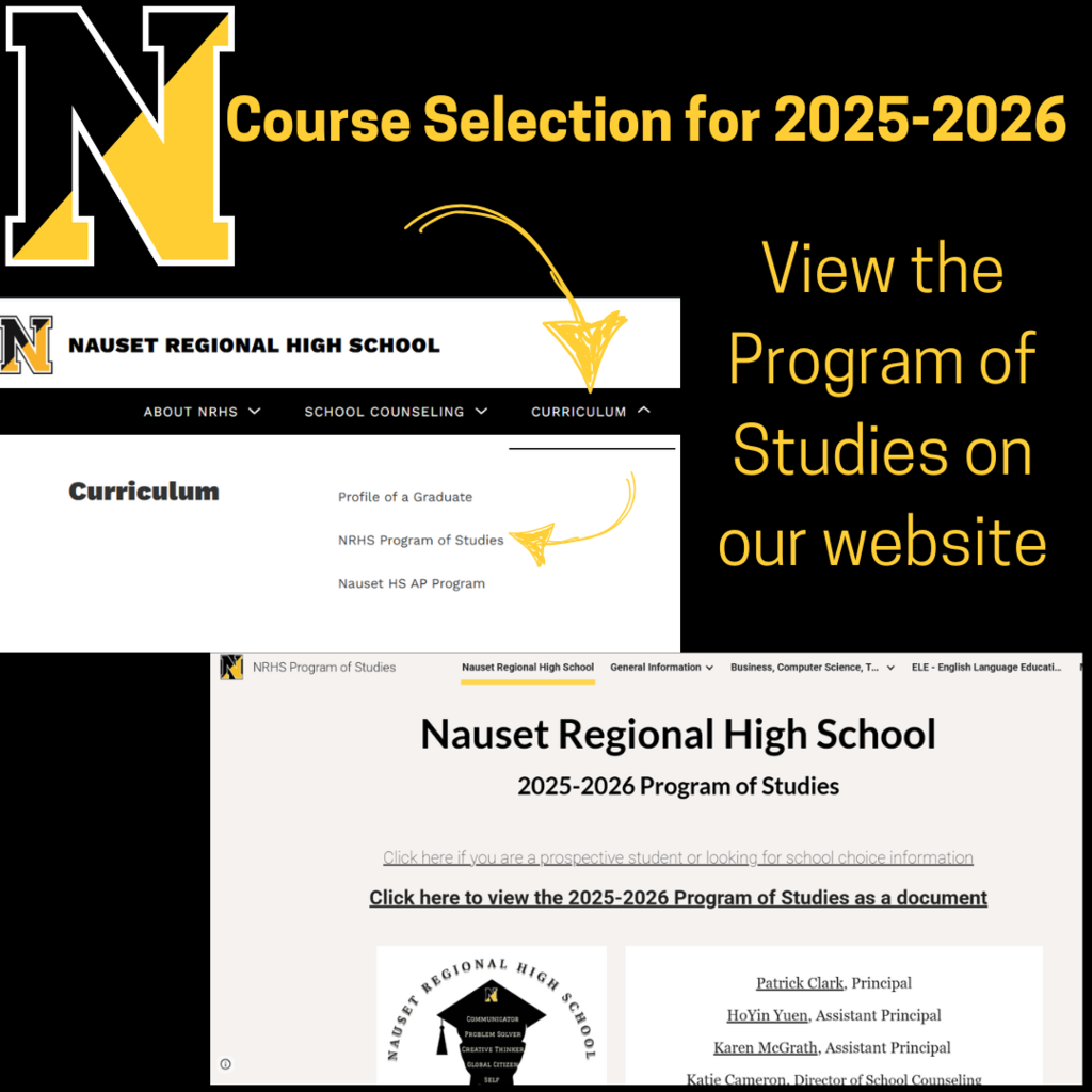 Program of Studies Flier