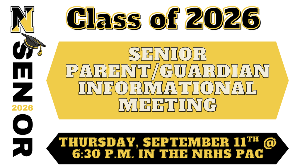 Senior Parent/Guardian Meeting flier
