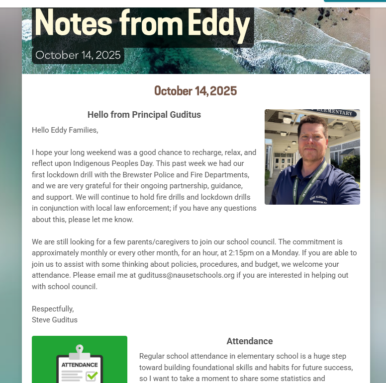 Eddy Newsletter 10.14.25