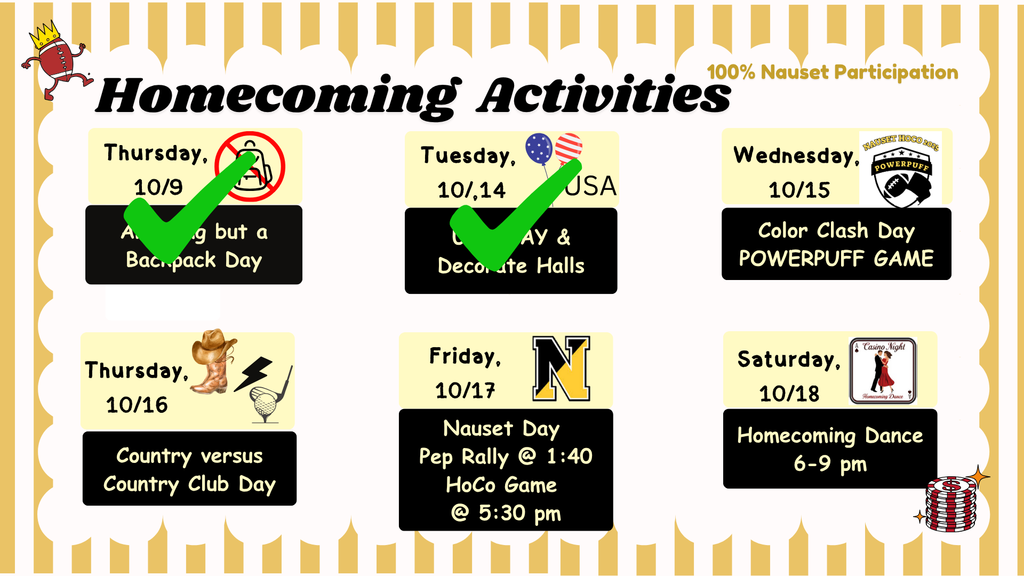 Spirit Week Schedule 2025