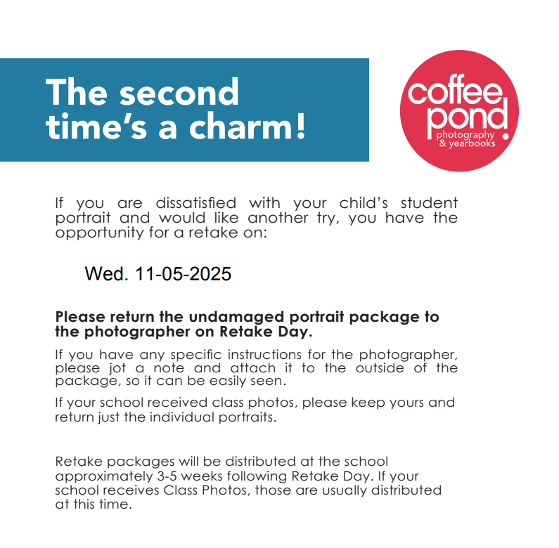 Picture Retake Day - Eddy Elementary 