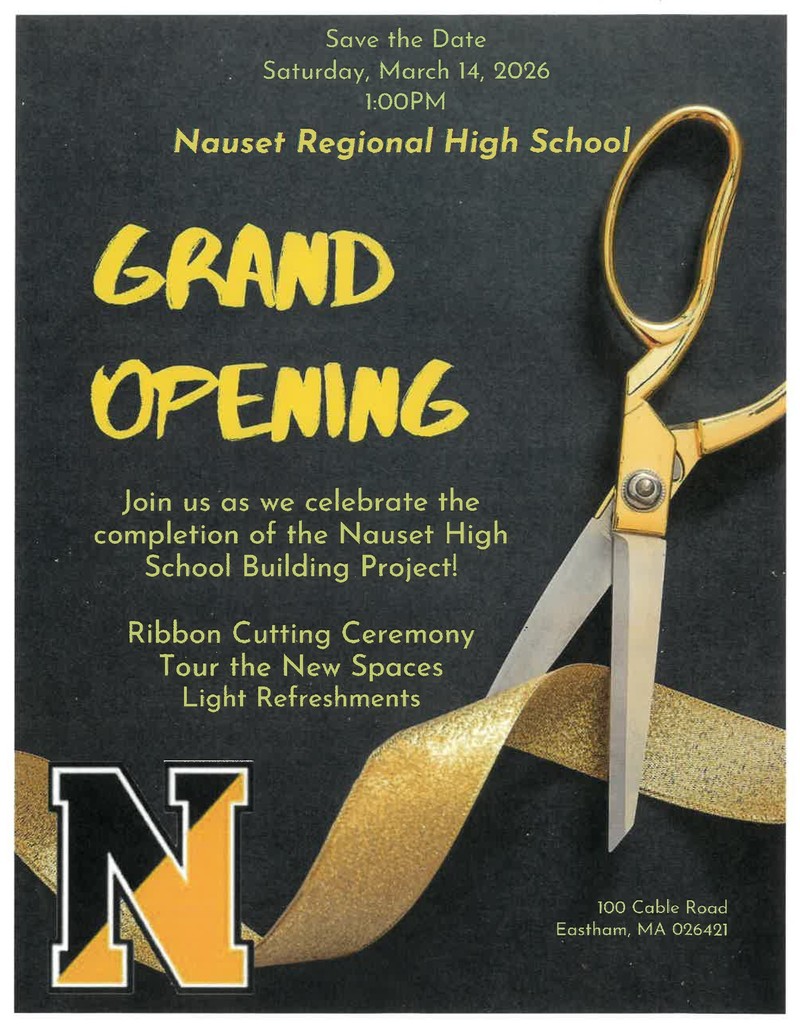 NRHS Grand Opening Ceremony Flyer