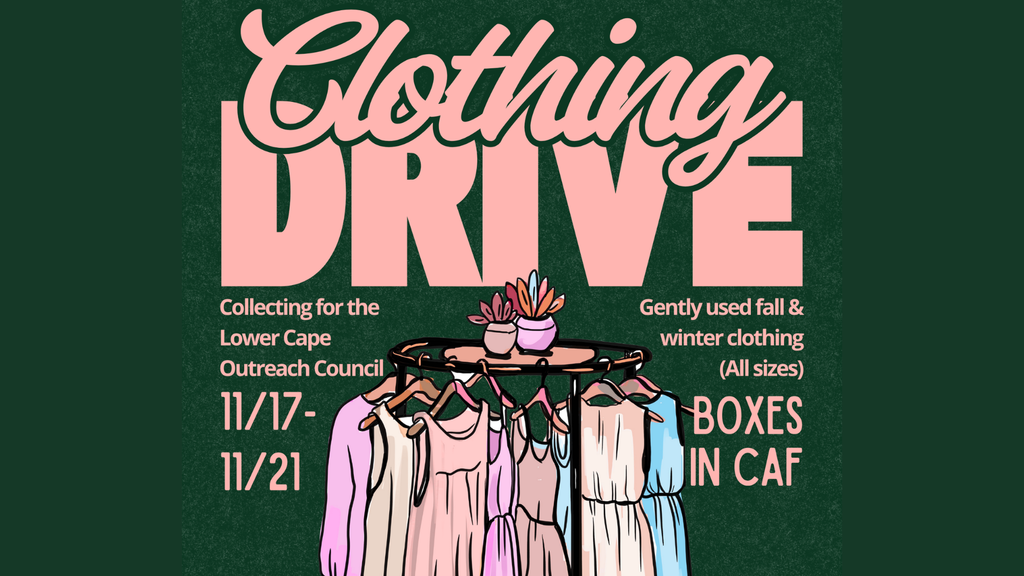 StuCo's Clothing Drive Flyer