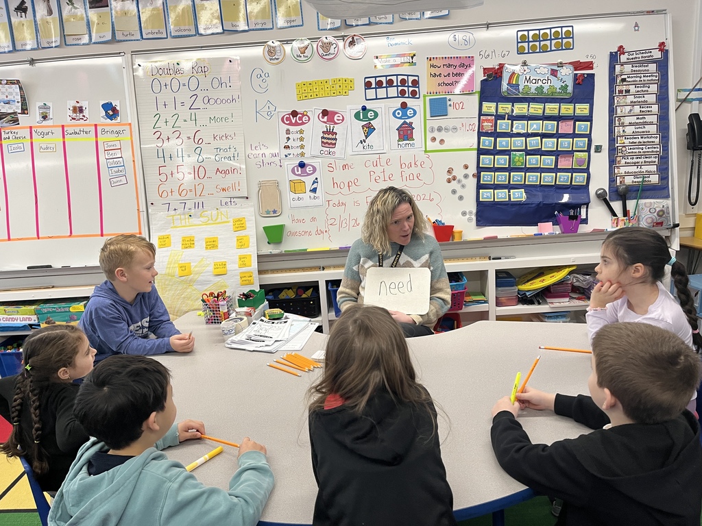 Students at OES are back to learning after a long break!