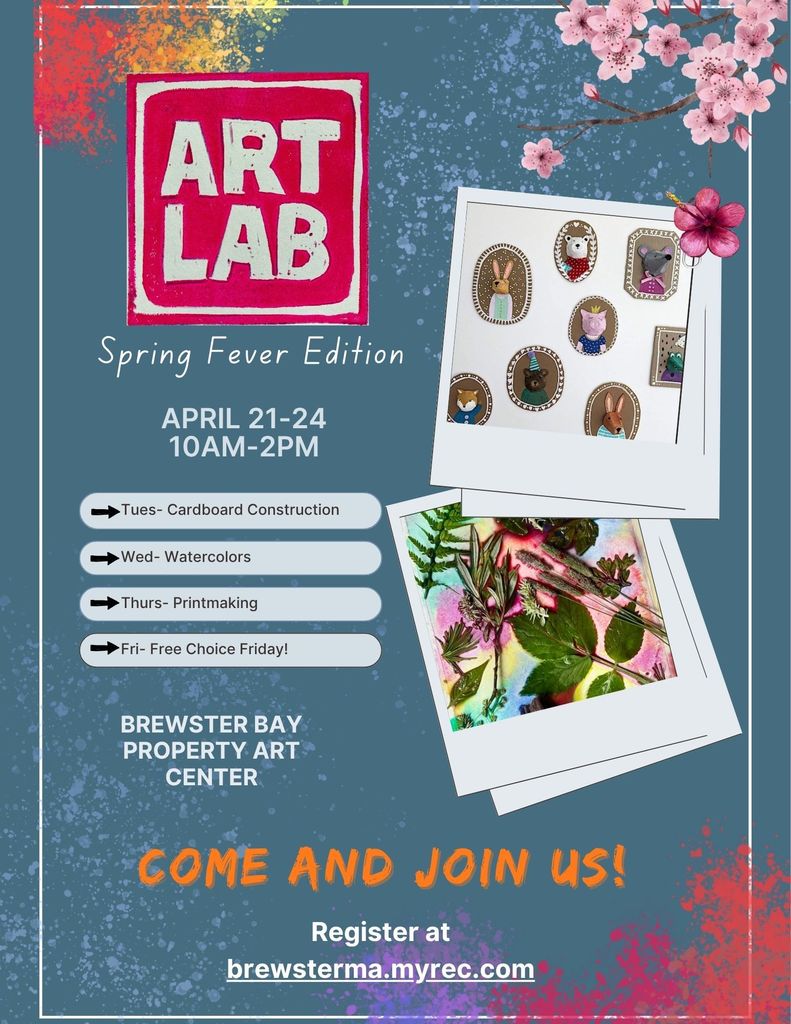 Brewster Rec Art Lab - April Vacation 