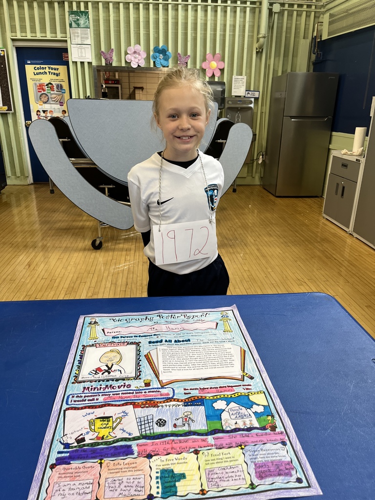 Hooray for our Fourth Grade Biographies!!