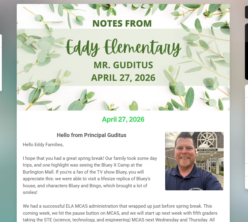 Newsletter 4.27.26
