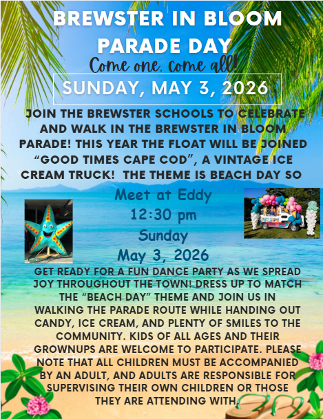 Brewster in Bloom flyer