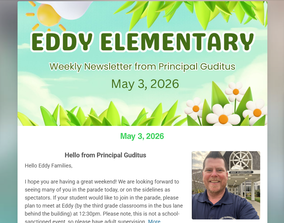 Eddy Newsletter 5.3.26
