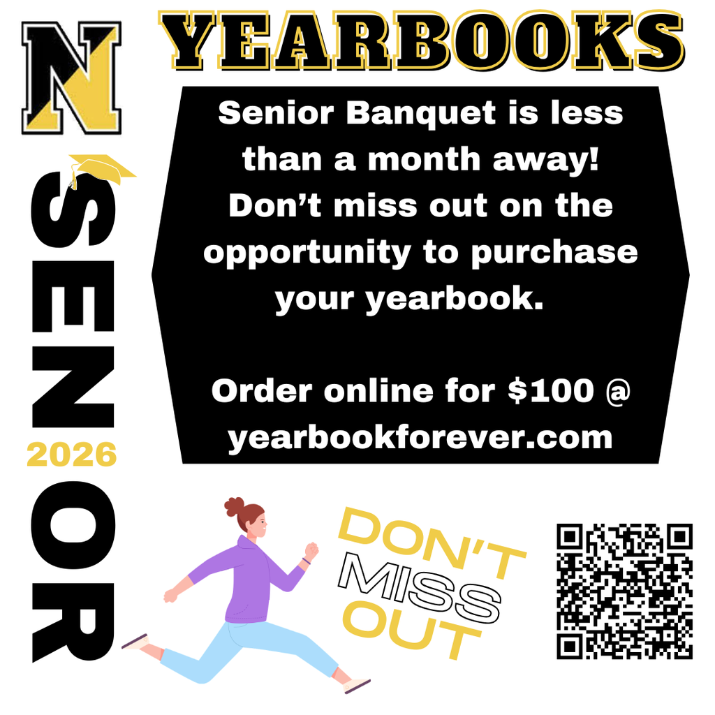 Reminder for seniors to buy their yearbook before Senior Banquet