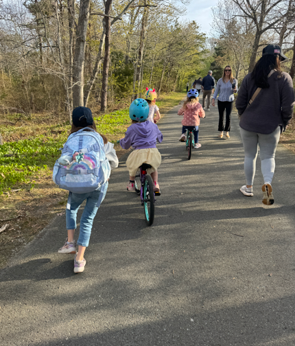 biking
