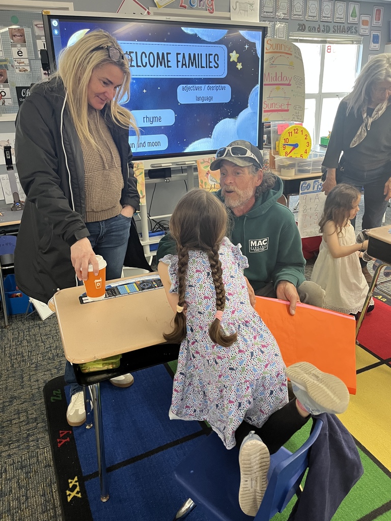 First graders warmly welcomed friends and family to celebrate their beautiful poems and illustrations about the sun and the moon! What a wonderful gathering!
