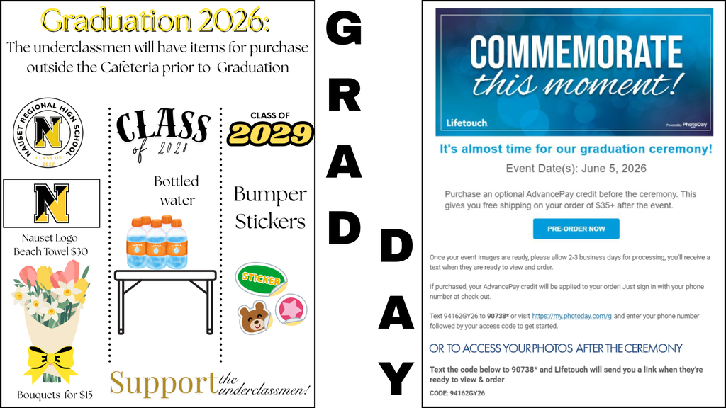 Graduation Day Information