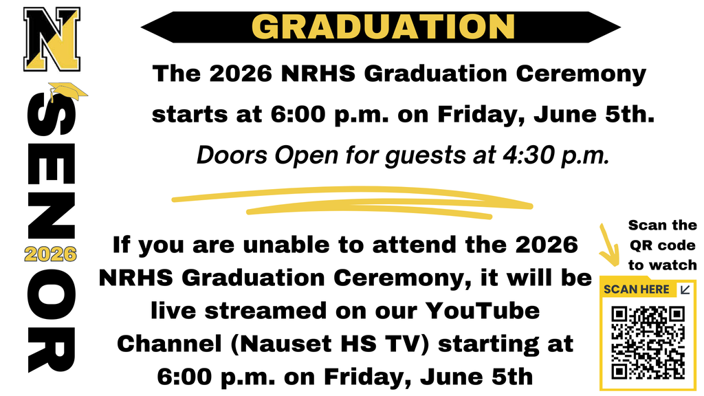 Graduation ceremony information