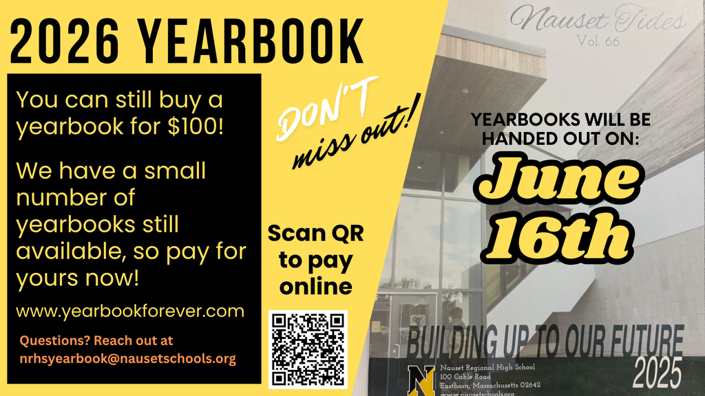 Reminder to order yearbooks before they sell out