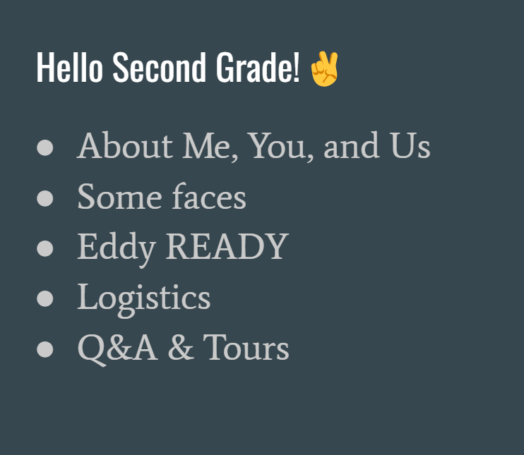 rising 3rd grade