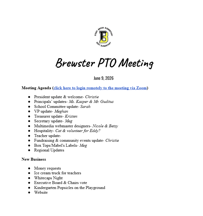 PTO meeting 6/10/26
