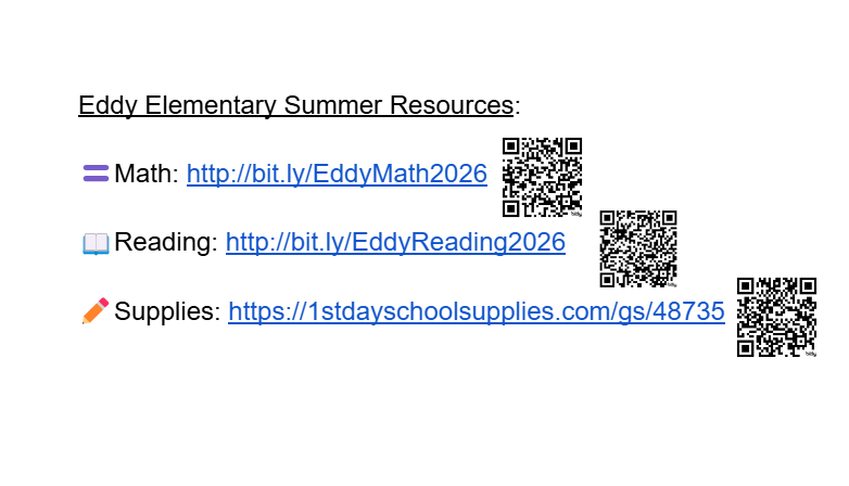 Eddy Summer Resources 2026