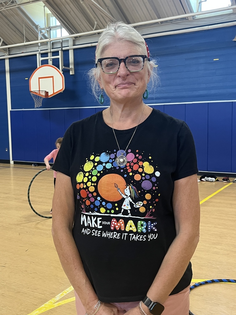 Mrs. Collea on Dot Day!