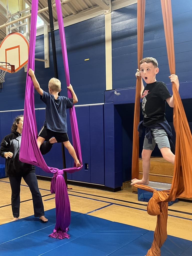 Students had a blast today joining the Payomet Circus in our gym!