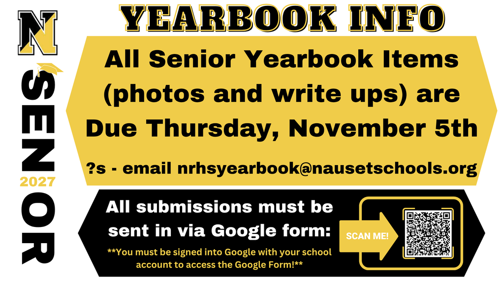Senior Yearbook Submission Information