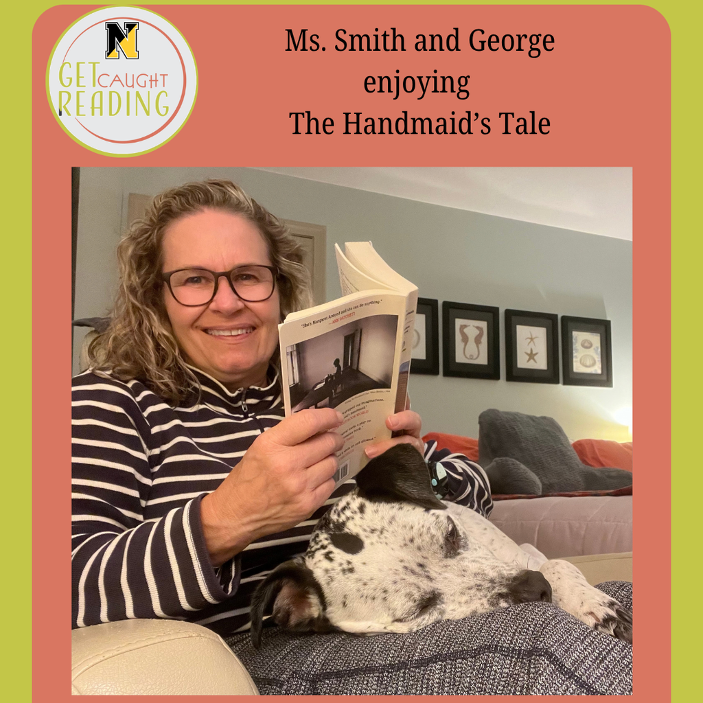 Get Caught Reading Poster - Ms. Smith and George