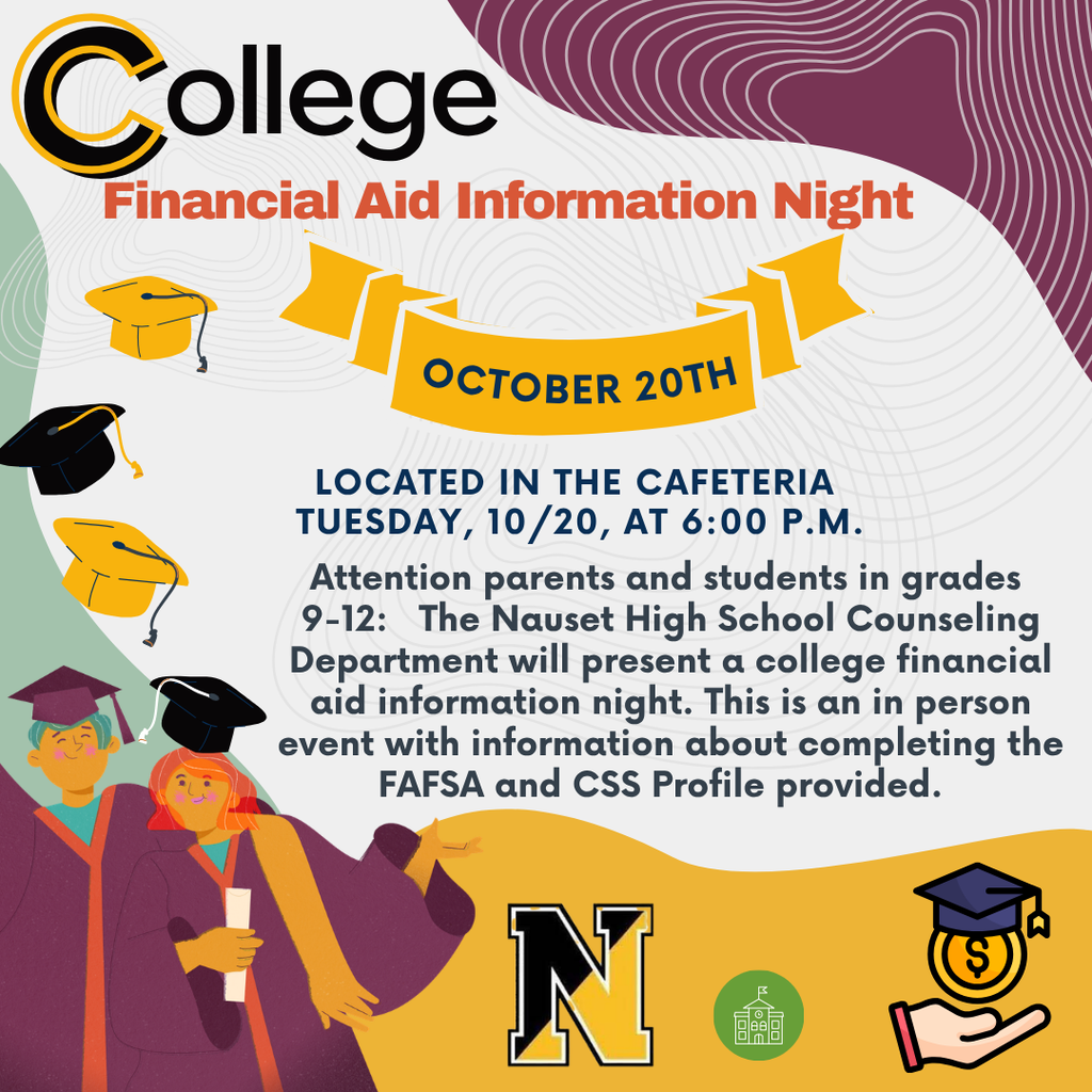 College Financial Aid Information Night Flyer
