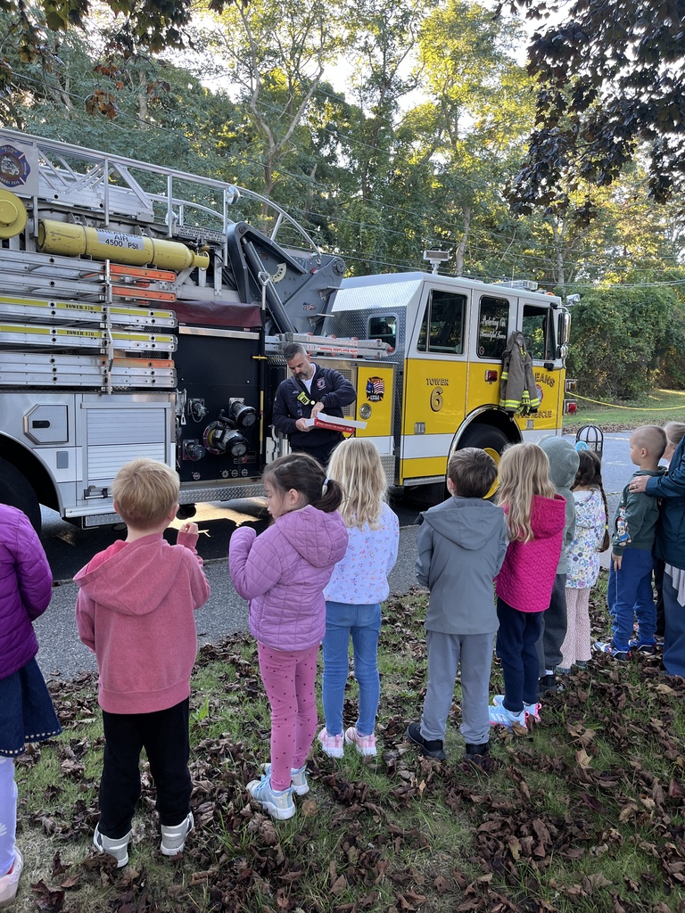 Thank you to the Orleans Fire Department for inspiring our Kindergarten and First Graders today with valuable fire safety lessons and the unforgettable experience of getting inside the truck!