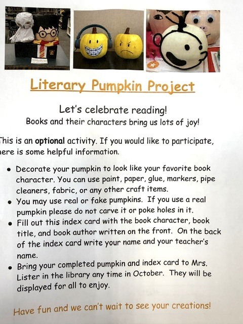 Literary Pumpkin Project