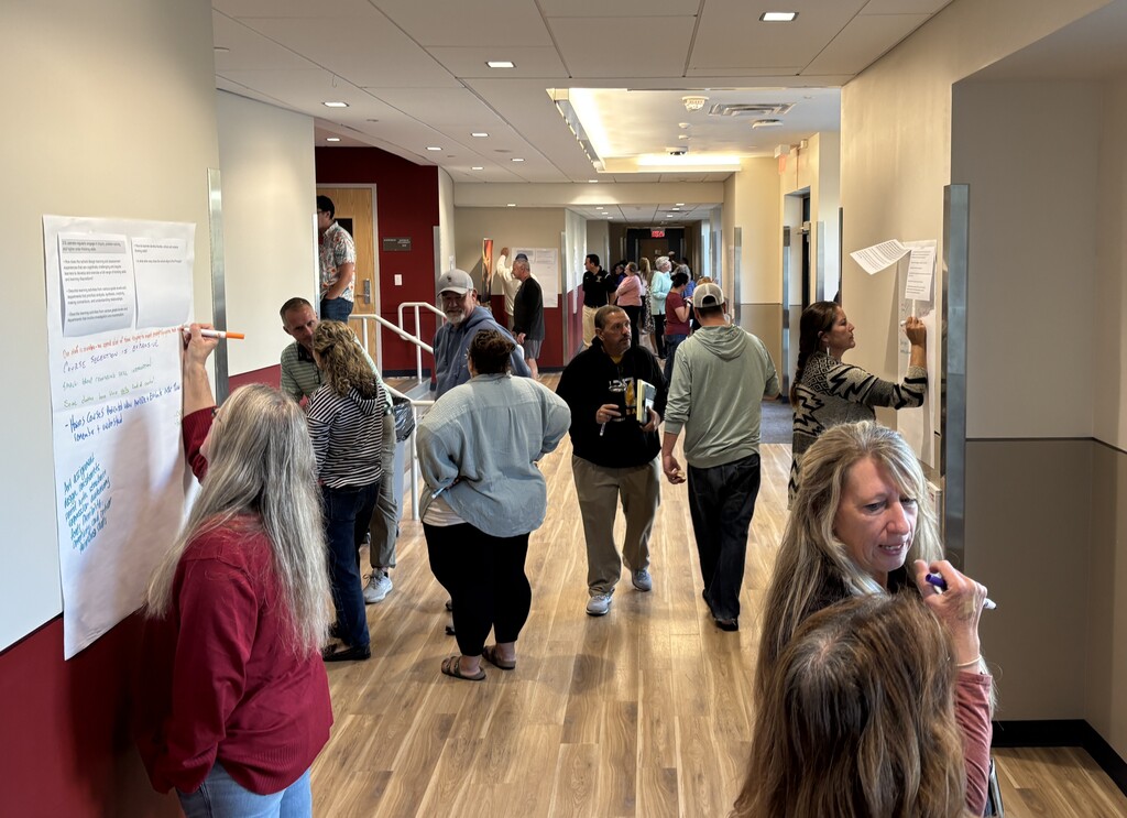 teachers at professional development day