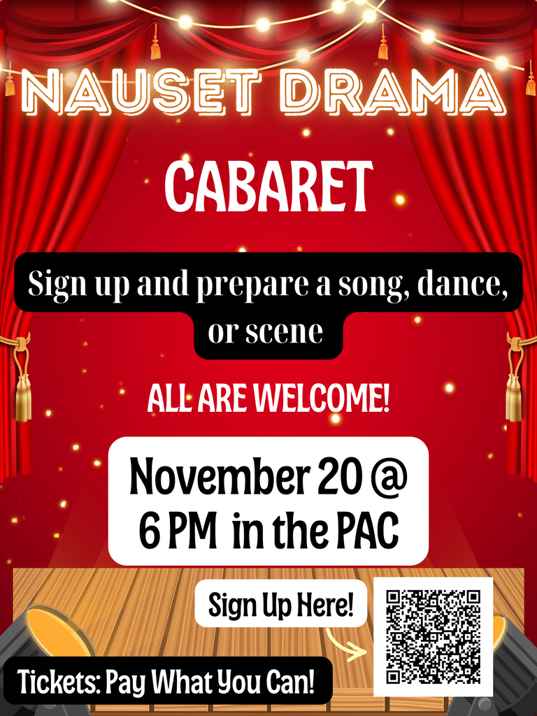 Nauset Drama Cabaret Flyer