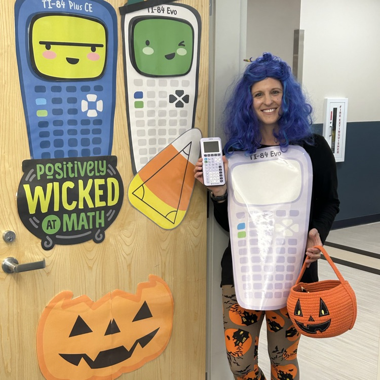 Ms. Stevens bringing Math into Halloween