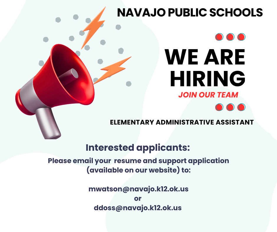 We are hiring for an administrative assistant. If you are interested please contact Misti Watson.